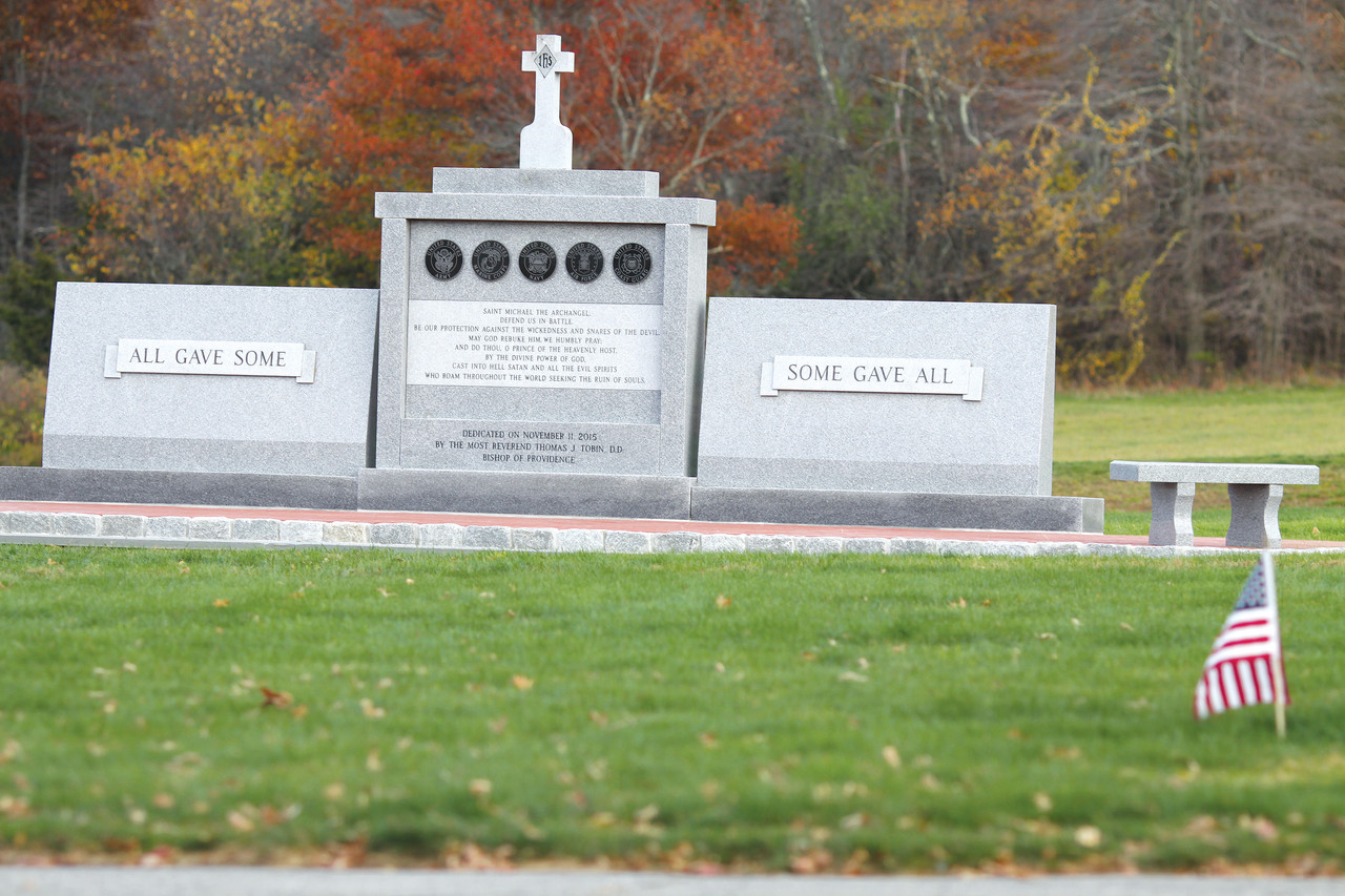 SERVING OUR VETS: The new Veterans Monument at Resurrection Cemetery— which will be dedicated by Bishop Thomas J. Tobin on Veteran’s Day — will meet a need expressed by some veterans for a dedicated burial space in northern Rhode Island.