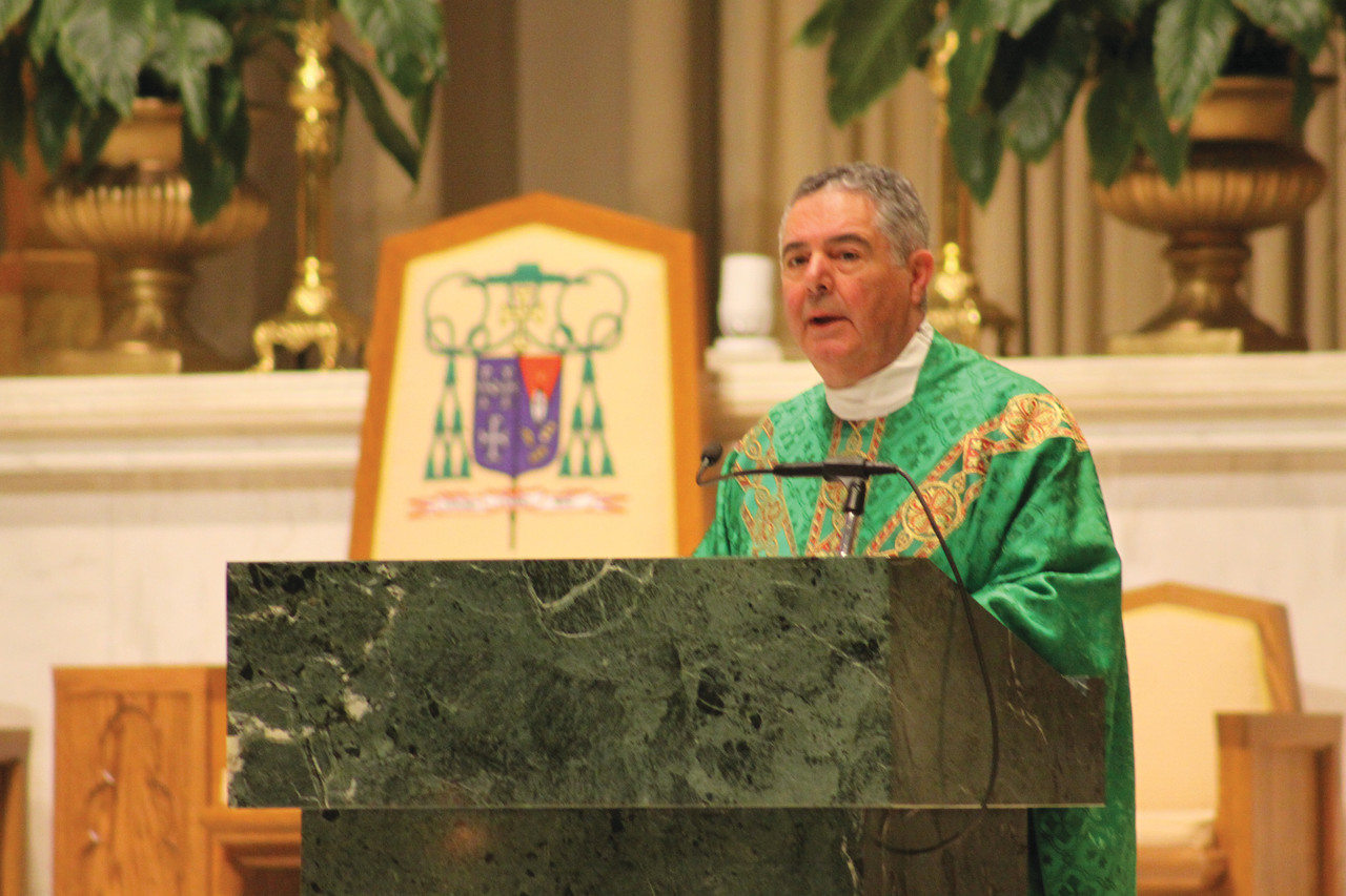 Father Jonathan DeFelice, Vice-Chancellor and Assistant Moderator of the Curia and former president of Saint Anselm College, offered the homily. “I have a history with Catholic schools that has shown me what is possible when people of good will cooperate with God’s grace,” he said.