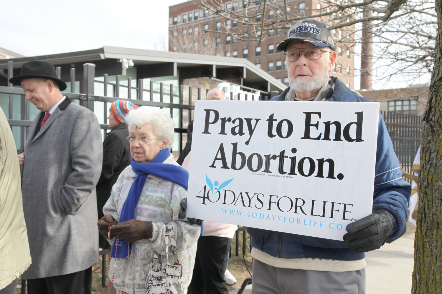 Arthur and Connie Boisse joined other Catholics outside the Providence Planned Parenthood clinic last Wednesday.