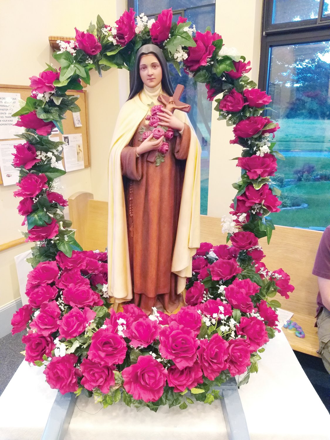 Many visited the Shrine of the Little Flower to celebrate the Feast of Thérèse of Lisieux.