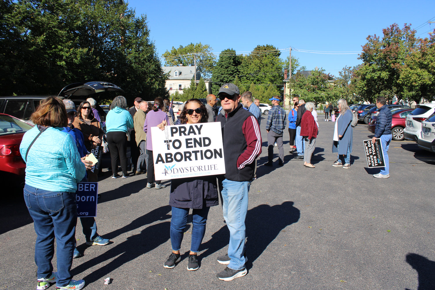 Many Rhode Islanders took part in a Jericho Walk for Life, a peaceful, respectful procession in Providence to pray for an end to abortion.