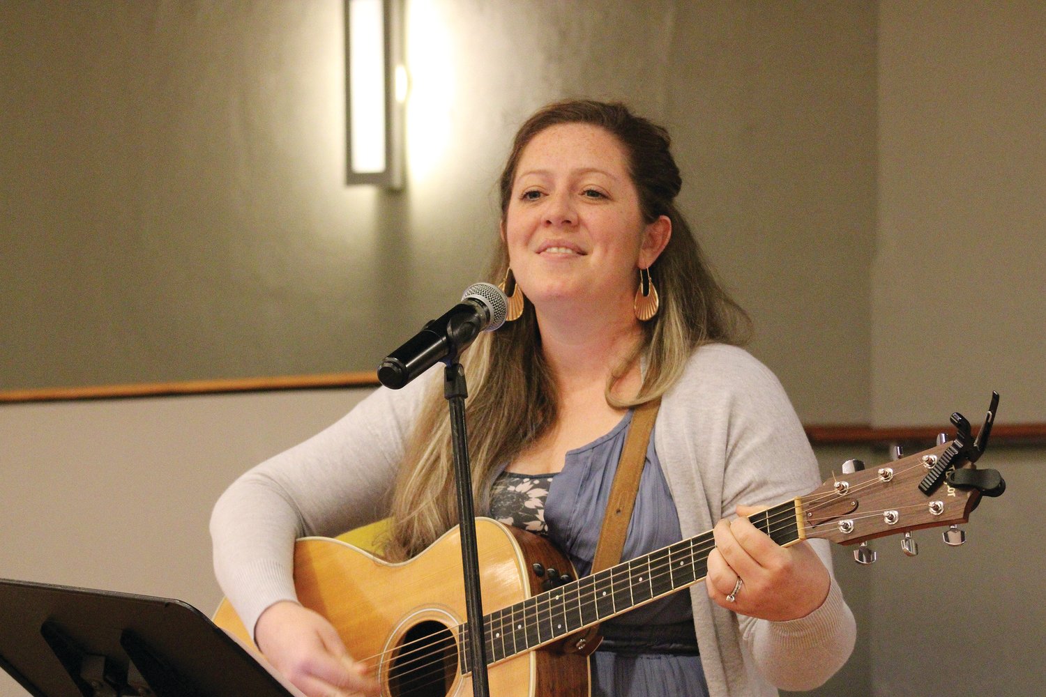 A music ministry of prayer and song was led by Liz Cotrupi Pfunder, a national Catholic musician, songwriter and speaker.