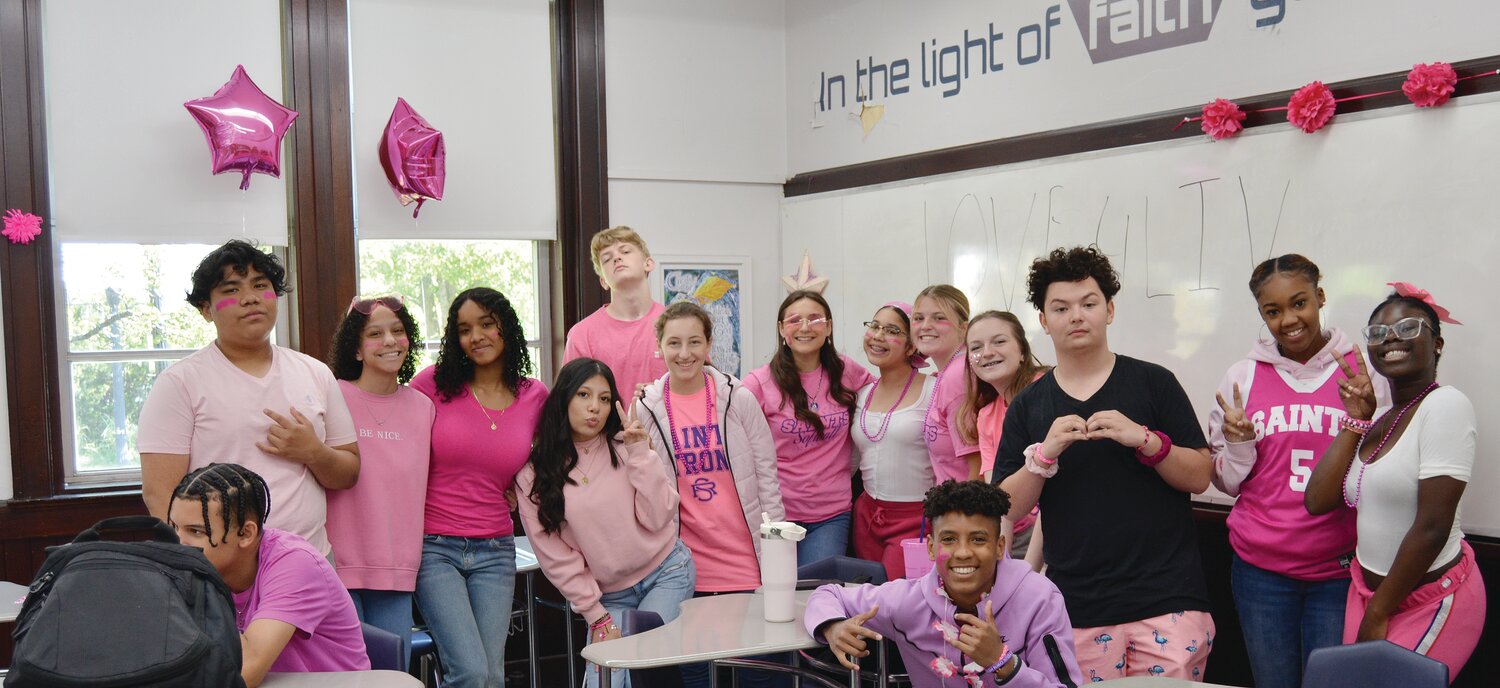 In response to the tragic events in Johnston last week, St. Raphael Academy is hosting a fundraising page for the May family at www.saintrays.org/give/may-family-fund. The high school also held a $2 pink dress down day in the family’s honor, and made it known that families wishing to donate more could do so. Students and families overwhelmingly rose to the occasion with more than $5,000 raised as of last Friday from the dress down day.