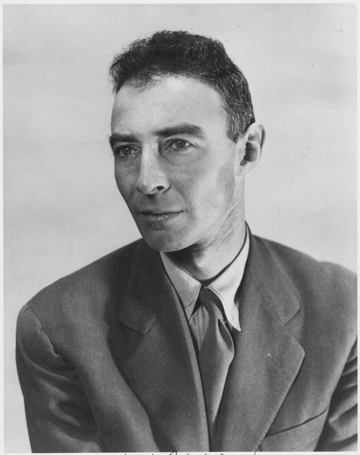 Dr. J. Robert Oppenheimer, atomic physicist and head of the Manhattan Project, poses in 1944.